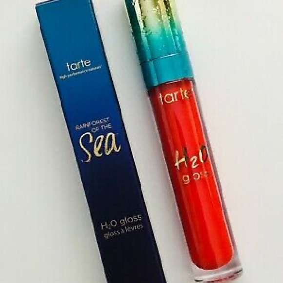 TARTE H20 GLOSS RAINFOREST OF SEA RESORT LIFE RED - Picture 6 of 10
